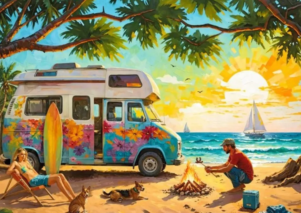 Puzzle À espera dos Wawes