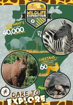 Puzzle 180 peças da National Kids Wildlife Expedition