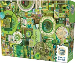 Puzzle A coleção Rainbow: Verde