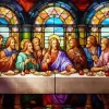 Puzzle A Última Ceia (vitral)