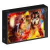 Puzzle A índia e o lobo