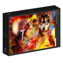 Puzzle A índia e o lobo