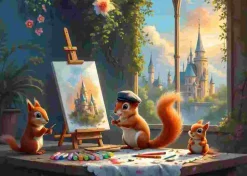 Puzzle A oficina dos esquilos