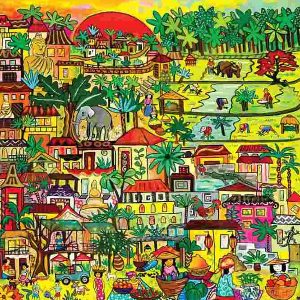 Puzzle A vida na Ásia