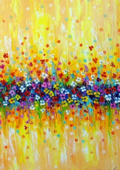 Puzzle Abstração delicada em cores