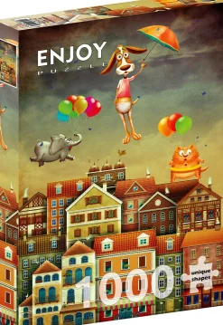 Puzzle Acima da cidade