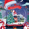 Puzzle Aldeia de neve do Pai Natal