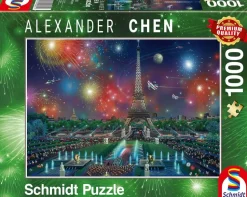 Puzzle Alexander Chen: fogos de artifício na Torre Eiffel