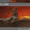 Puzzle Alexander von Humboldt: Leopardo ao nascer do sol