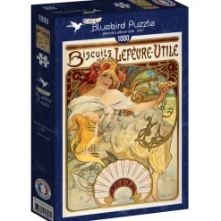 Puzzle Alfonz Mucha: Biscoitos Lefèvre-Utile, 1897