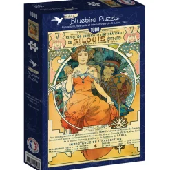 Puzzle Alfonz Mucha: Exposição Universelle et Internationale de St.