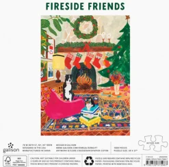 Puzzle Amigos da lareira