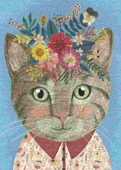 Puzzle Amigos Florais: Pretty Feline
