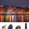 Puzzle Amsterdã à noite
