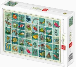 Puzzle Animais Aquáticos Padrão