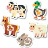 Puzzle Animais Bebês 4 em 1