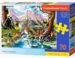 Puzzle Animais da Floresta