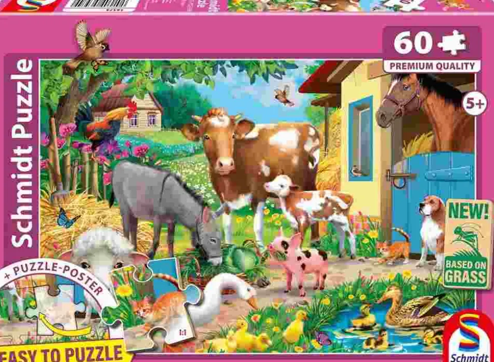 Puzzle Animais de quinta