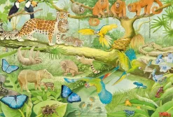 Puzzle Animais na selva