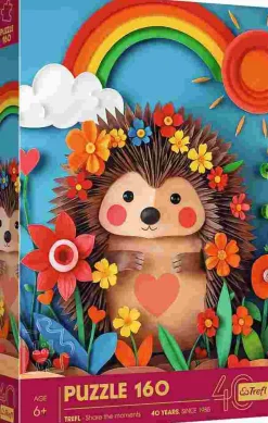 Puzzle Arte em papel: Pequeno ouriço