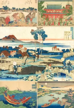 Puzzle As gravuras de Hokusai