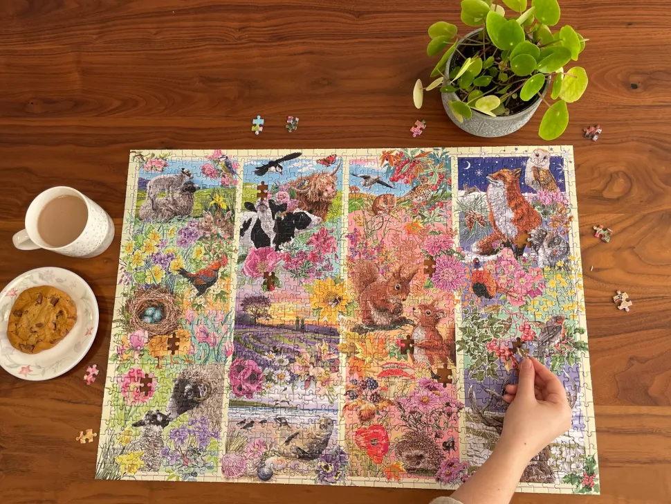 Puzzle Através das estações