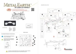Puzzle Avião Mustang P-51 3D
