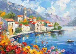 Puzzle Baía pintada XXL