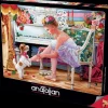Puzzle Bailarina com seu cachorrinho