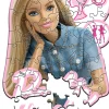 Puzzle Barbie de madeira