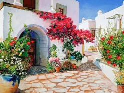 Puzzle Beco de flor de pintura de diamante 30x40cm