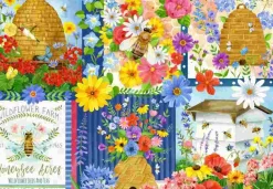 Puzzle Beehives and Bees