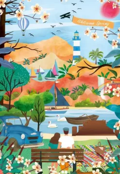 Puzzle Bem-vinda primavera
