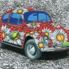 Puzzle Besouro VW Pintado