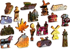 Puzzle Bicicletas de Amsterdã