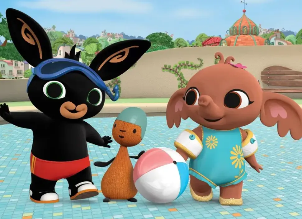 Puzzle Bing junto à piscina 24 maxi