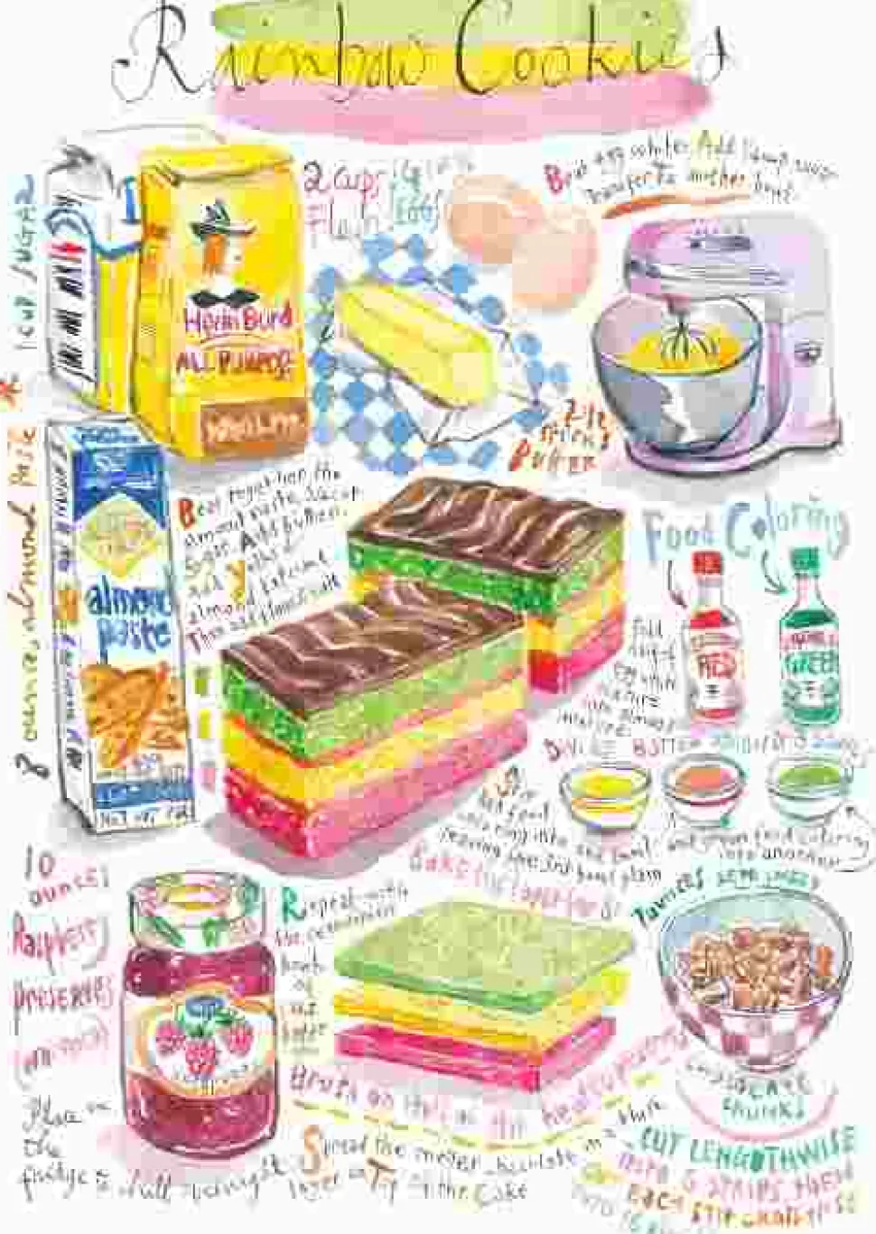 Puzzle Biscoitos arco-íris