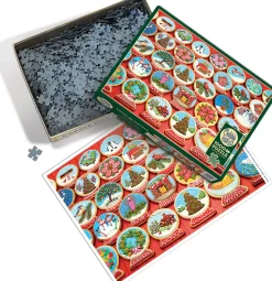 Puzzle Biscoitos de globo de neve