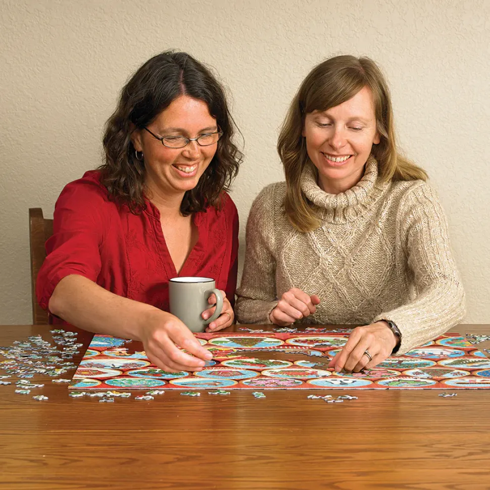 Puzzle Biscoitos de globo de neve
