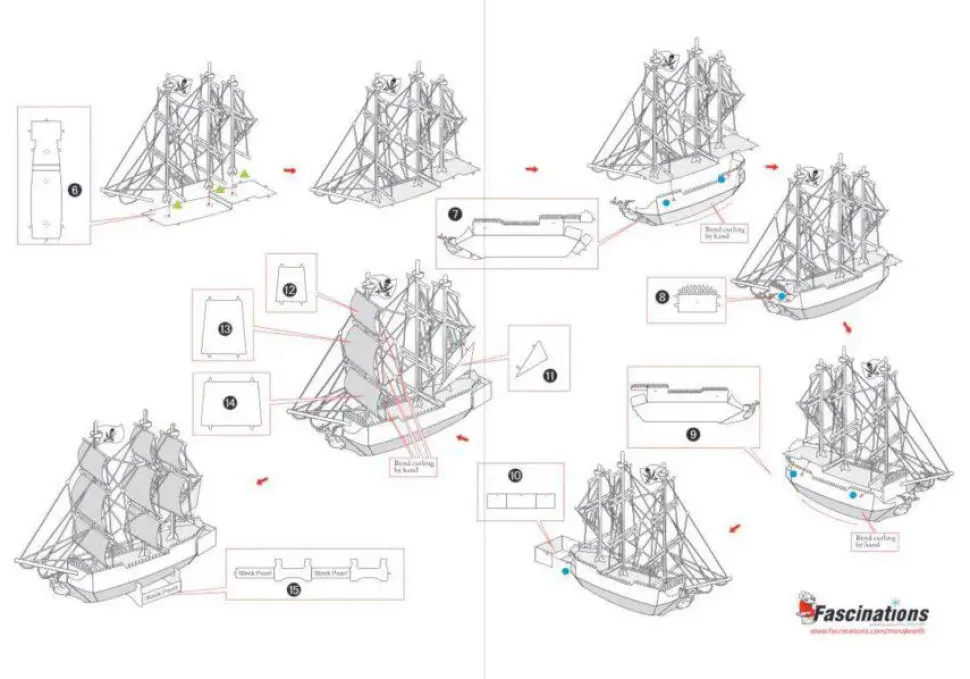 Puzzle Black Pearl 3D