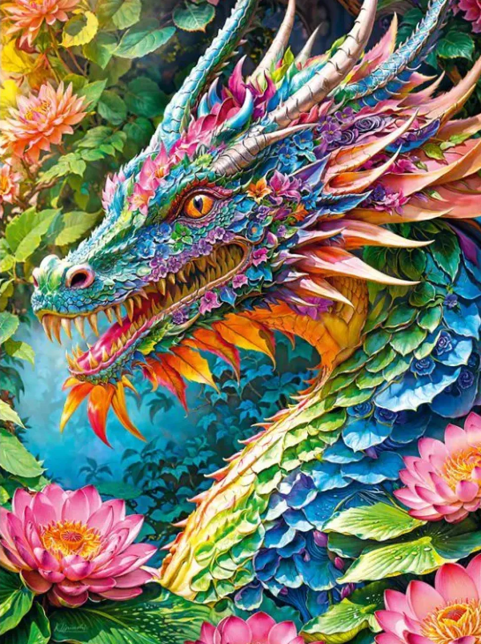 Puzzle Boa sorte dragão