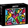 Puzzle Britto: borboleta de coração