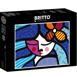 Puzzle Britto: menina com flor