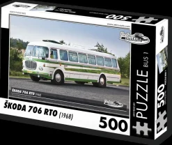 Puzzle BUS 膷. 1 艩KODA 706 (1968)