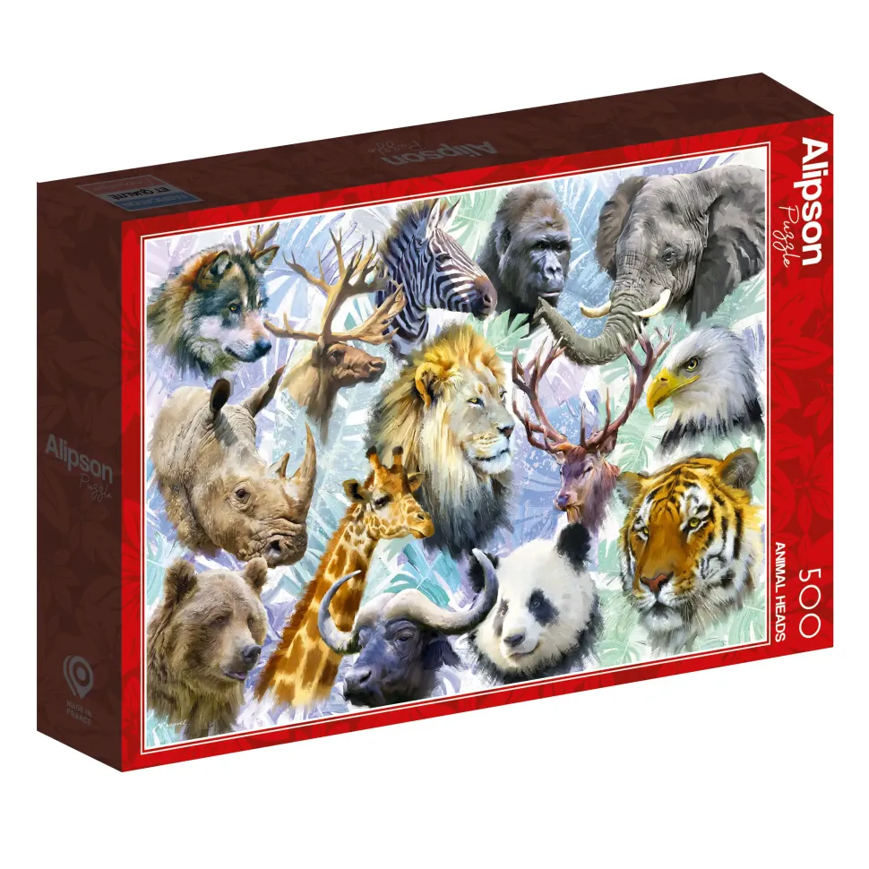 Puzzle Cabeças de Animais