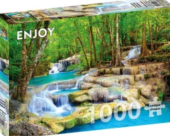 Puzzle Cachoeira Turquesa, Tailândia