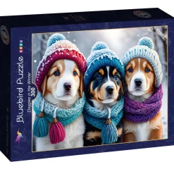 Puzzle Cachorrinhos no inverno