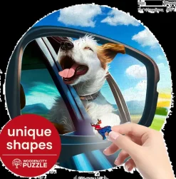 Puzzle Cachorro feliz de madeira