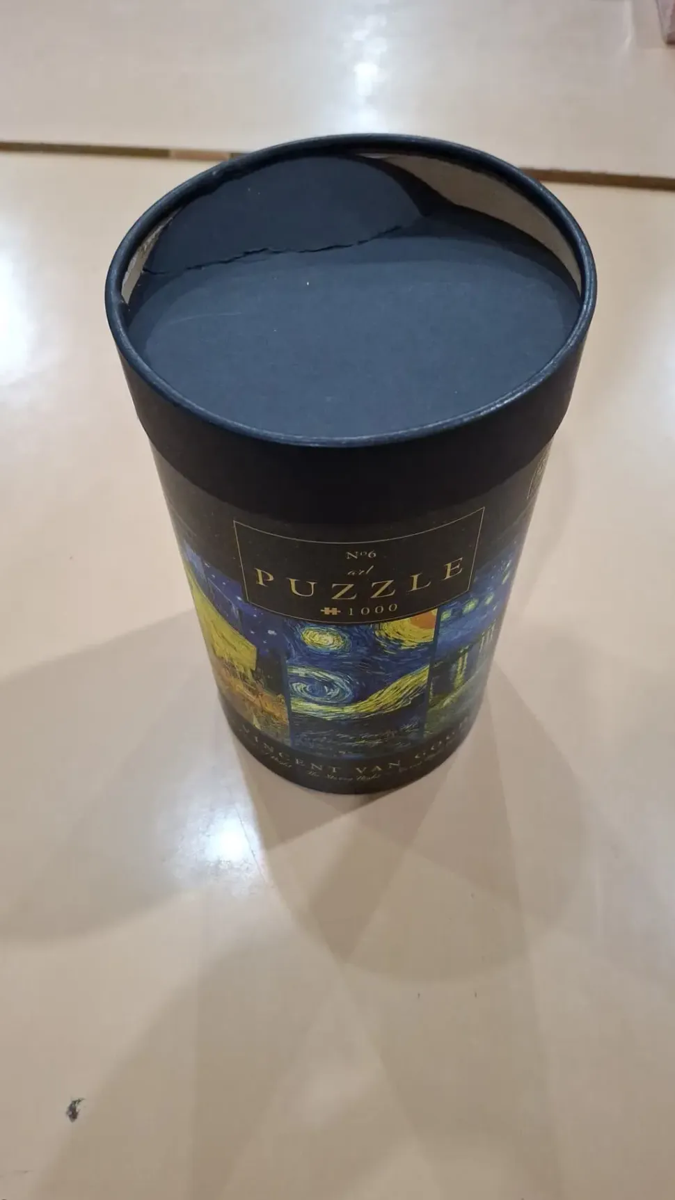 Puzzle Caixa danificada Vincent van Gogh: A Noite Estrelada