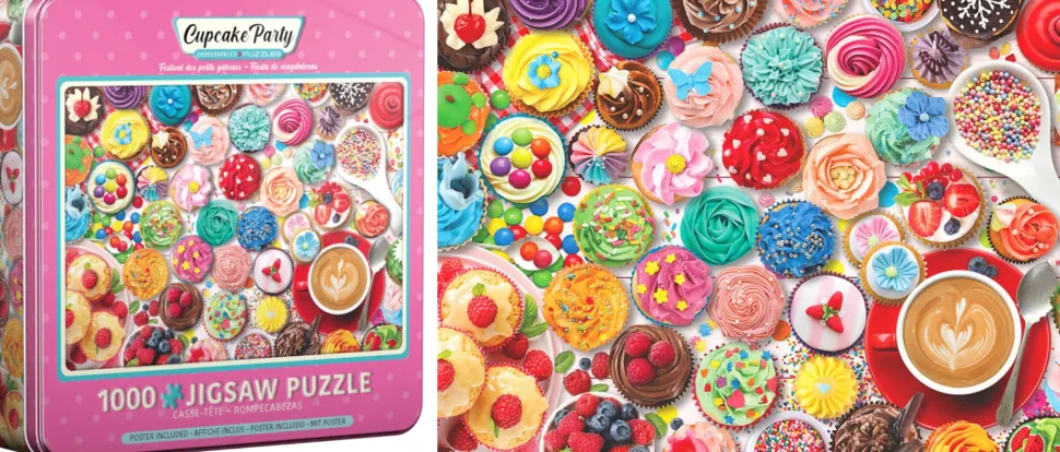 Puzzle Caixa de Metal - Festa Cupcake